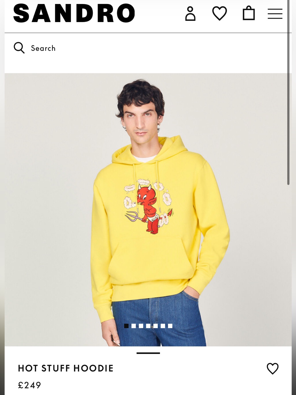 Sandro Hot Stuff Little Devil Hoodie
